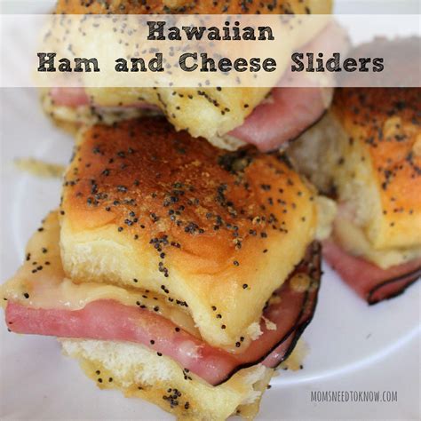 Hawaiian Ham and Cheese Sliders | Moms Need To Know