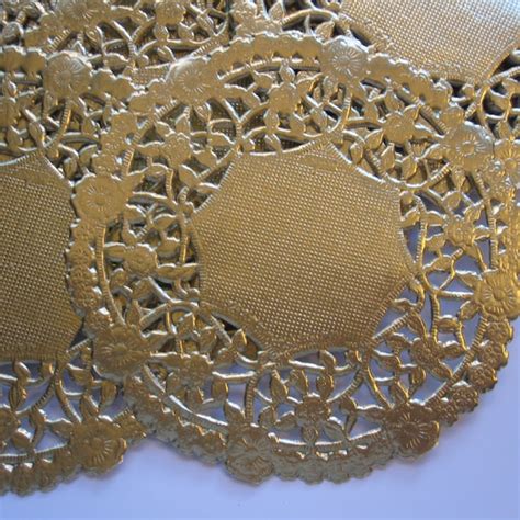 Gold Paper Doilies - Etsy