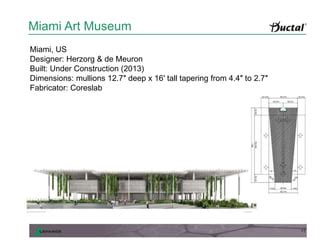 Ductal architecture presentation | UHPC | Precast concrete | PPT