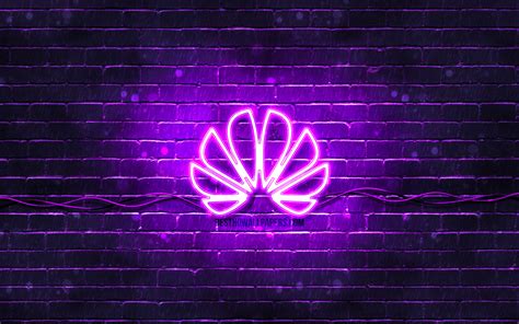 Huawei Violet Logo, 4k, Violet Brickwall, Huawei Logo, - Fondos De Pantalla 4k Huawei ...