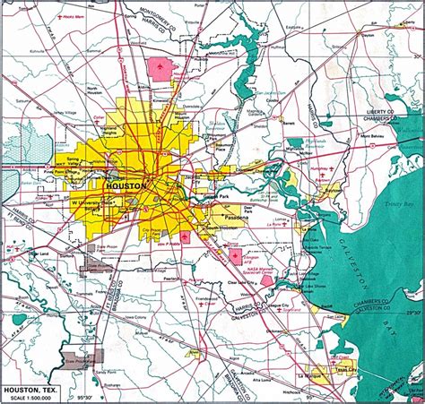 Road Map Of Houston Texas - Printable Maps