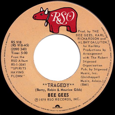 Bee Gees - Tragedy (1979, Vinyl) | Discogs