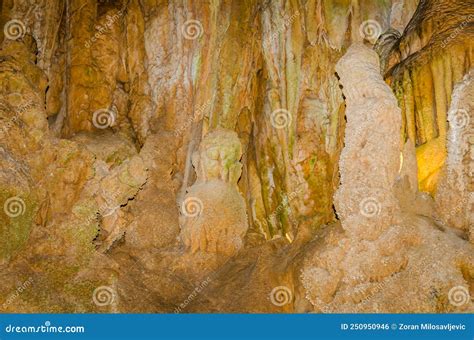 Protected Nature Monument, Resava Cave Stock Photo - Image of interior, deep: 250950946