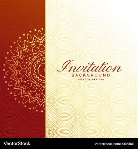 Premium invitation luxury background design Vector Image