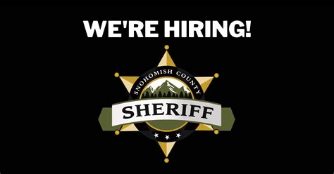 Snohomish County Sheriff's Office seeking applicants - Lynnwood Times