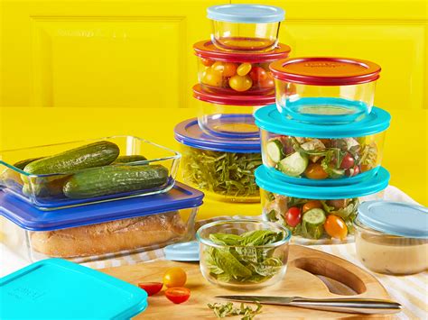 Pyrex Glass Storage 22-Piece Set from $20.99 on Kohls.com | Stain ...