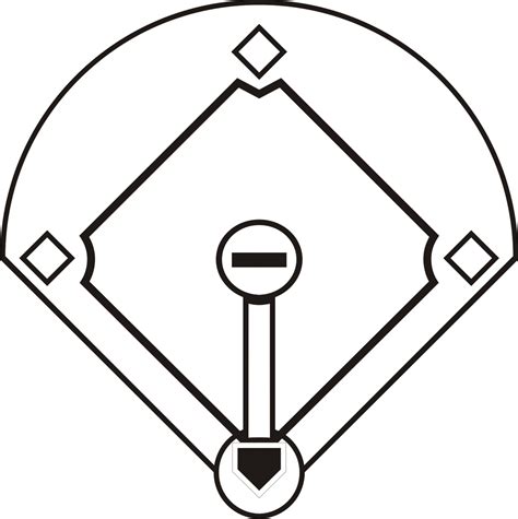 Blank Baseball Diamond Diagram - ClipArt Best