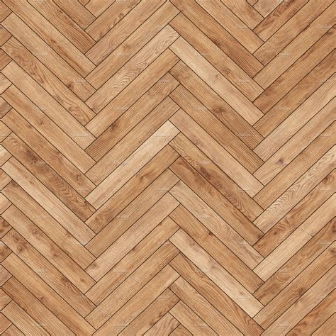 Seamless wood parquet texture (herringbone light brown) | Custom-Designed Textures ~ Creative Market