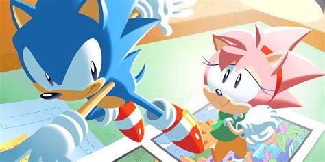 Sonic Hedgehog And Amy Rose