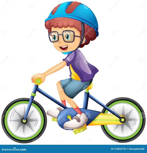 Boy In Helmet Riding Scooter, Traditional Male Kid Role Expected Classic Behavior Illustration ...