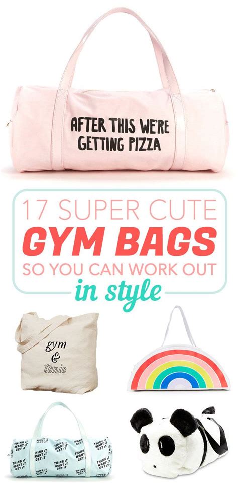 17 Totally Cute Gym Bags If You Love Working Out | Cute gym bag, Gym ...