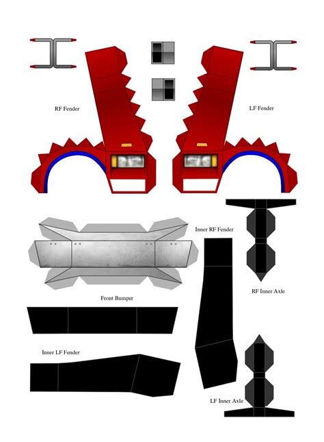 Optimus prime truck papercraft – Artofit