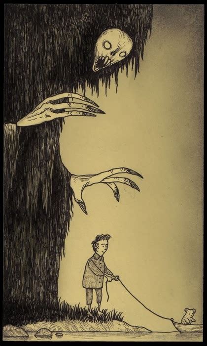 creepy drawing on Tumblr