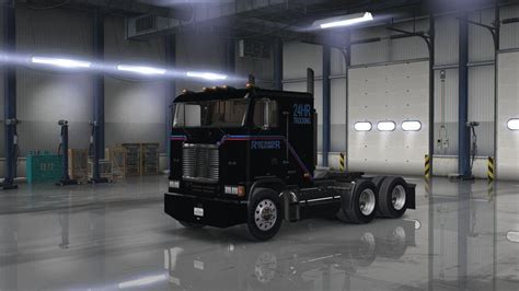 Freightliner FLB Terminator 2 Skin - ATS mods | American truck simulator mods