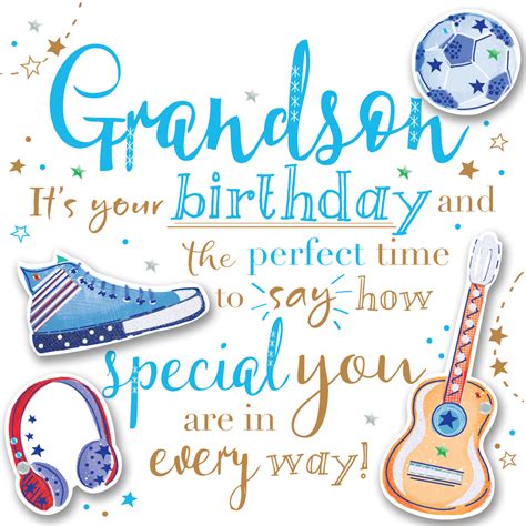 Handmade Birthday Cards For Grandson - Printable Templates Free