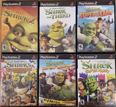 Shrek games (Playstation 2) Ps2 Tested | eBay