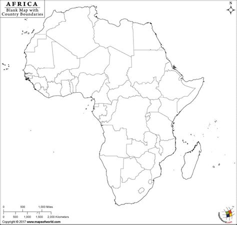 Printable Blank Map Of Africa – Map VectorCampus Map