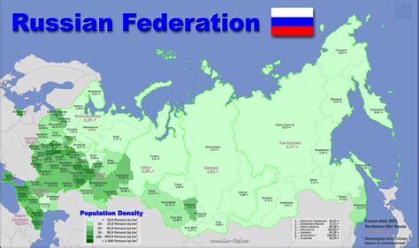 Population In Russia Map - Dottie Katherine