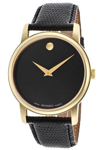 Movado Mens 2100005 Museum Gold Classic Leather Watch *** See this ...