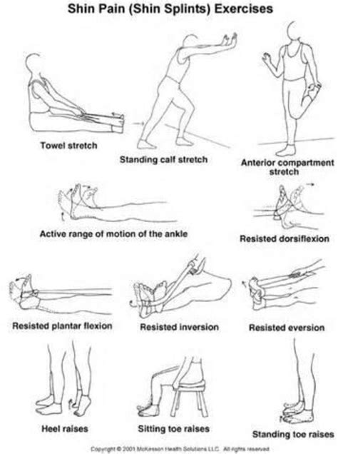 Shin Stretches | Shin splint exercises, Shin splints, Shin splints stretches