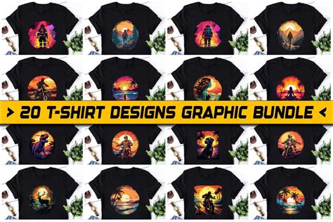 T-Shirt Designs Graphic Bundle 19 Bundle · Creative Fabrica