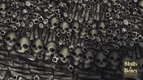 Skulls And Bones Textures in Materials - UE Marketplace