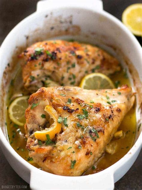 Lemon Garlic Roasted Chicken - Budget Bytes