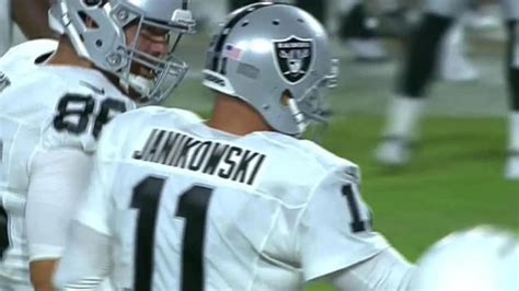 Raiders Sebastian Janikowski drills the 53-yard FG