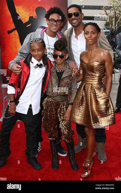 JADEN SMITH TREY SMITH WILLOW SMITH WILL SMITH JADA PINKETT SMITH THE ...