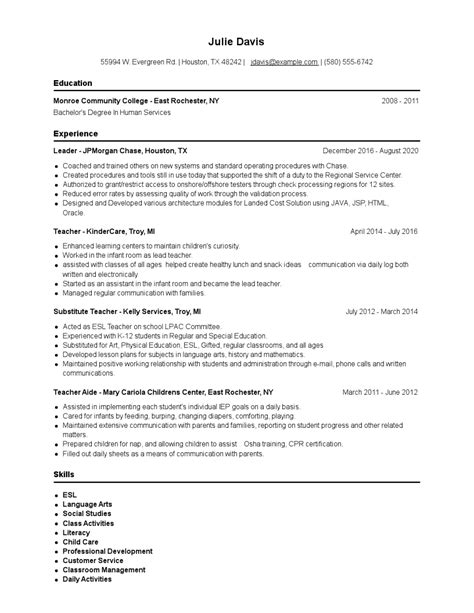 Leader Resume Examples and Tips - Zippia