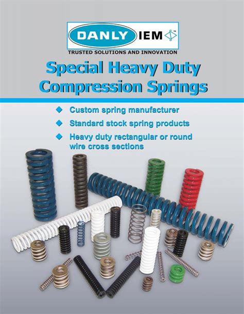 Special Heavy Duty Compression Springs - Danly IEM