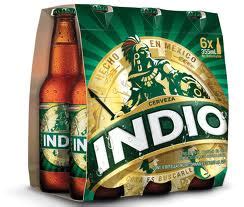 Indio Beer pack of 6 bottles of 355 ml - Riviera Maya Groceries