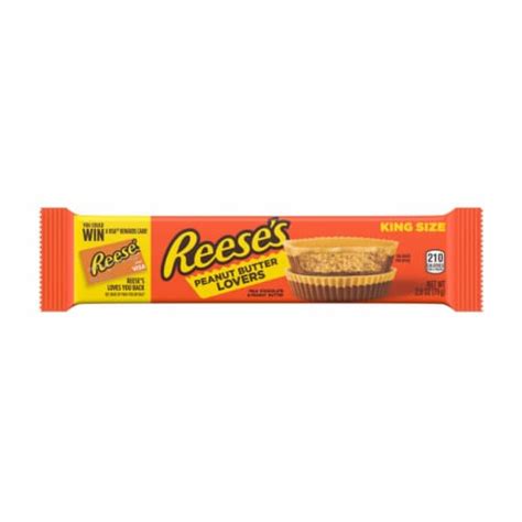 Reese's® King Size Peanut Butter Lovers Peanut Butter Cup Candy Bar, 2. ...