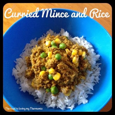 Curried Mince and Rice – The Road to Loving My Thermo Mixer