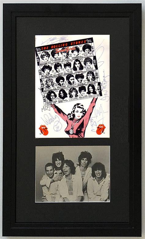 Rolling Stones – Group & Ian Stewart Signed Press Kit