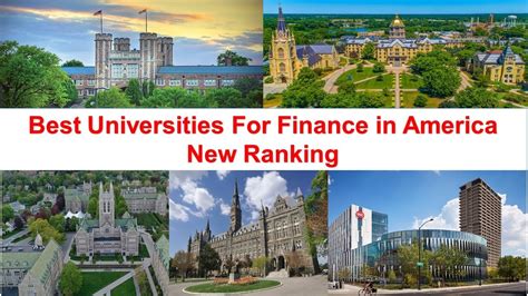 Top 10 Best UNIVERSITIES FOR FINANCE IN AMERICA New Ranking - YouTube