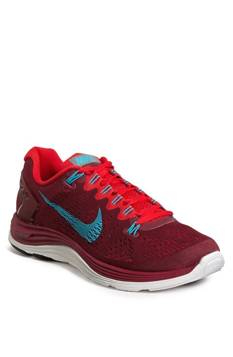 Nike Lunarglide 5 Running Shoe in Red for Men (Red/ Gamma Blue/ Red ...