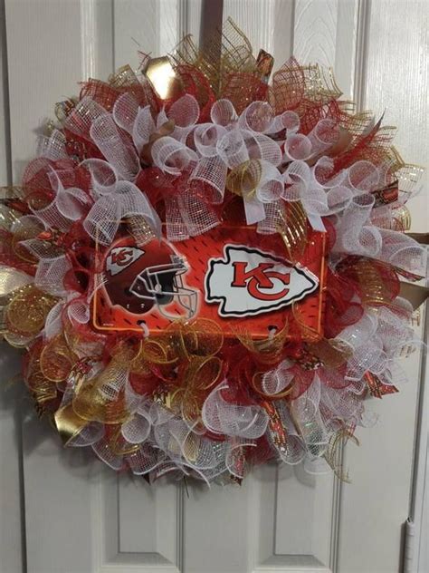 Kansas City Chiefs Wreath Chiefs Wreath Front Door Wreath | Etsy in ...