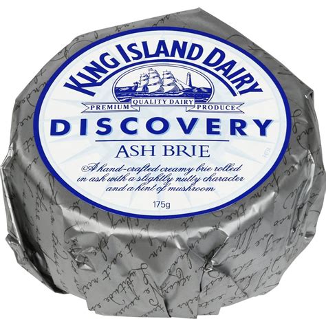 King Island Cheese Brie Ash Discvy 175g | Woolworths