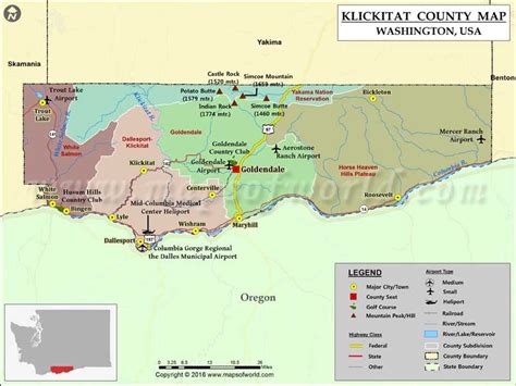 Klickitat County District Map