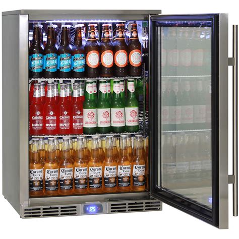 Rhino Outdoor Alfresco 1 Glass Door Drinks Bar Fridge