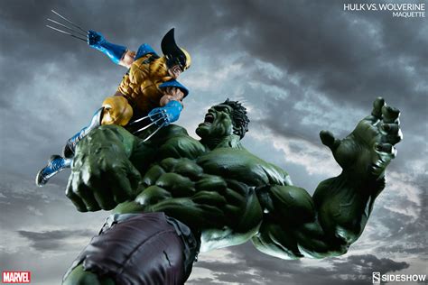 Sideshow Exclusive Hulk vs. Wolverine Maquette Up for Order! - Marvel Toy News