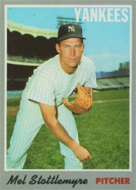 1970 Topps Mel Stottlemyre #100 Baseball - VCP Price Guide