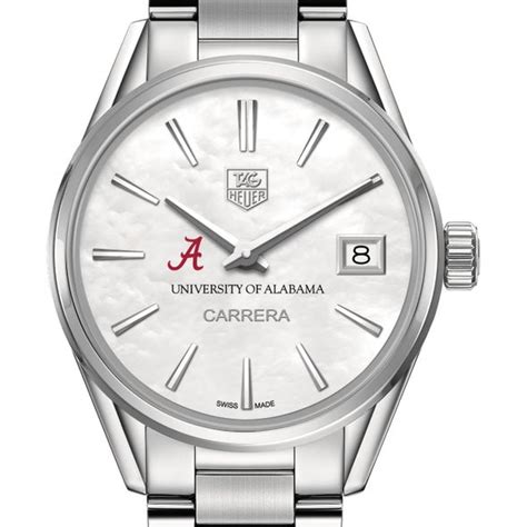 University of Alabama Women's TAG Heuer Steel Carrera with MOP Dial