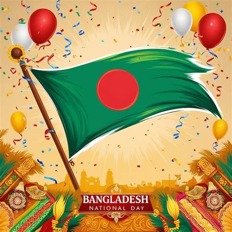 Bangladesh flag for bd national day celebration | Premium AI-generated ...