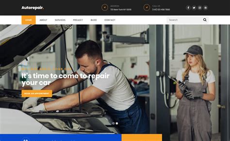 AutoRepair - Free Bootstrap 4 HTML5 Business Website Template - ThemeWagon