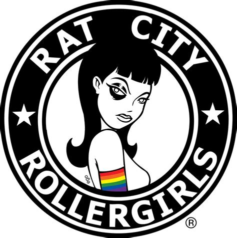 Logo Rat City Rollergirls | Roller derby, City roller, Roller derby girls