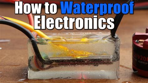 How to Waterproof Electronics || Nail Polish, Silicone, Potting Compound - YouTube