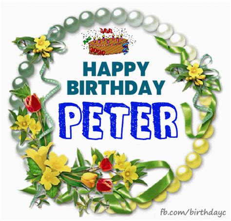 Happy Birthday PETER gif | Birthday Greeting | birthday.kim