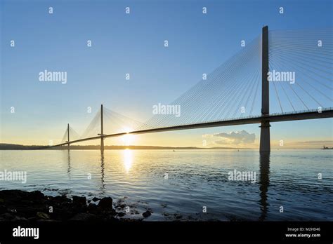 Queensferry Crossing Bridge from North Queensferry, Fife, Scotland Stock Photo - Alamy